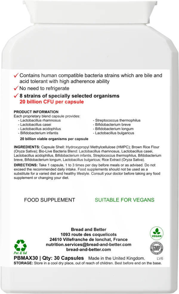 DigestiMAX Bio-Live back