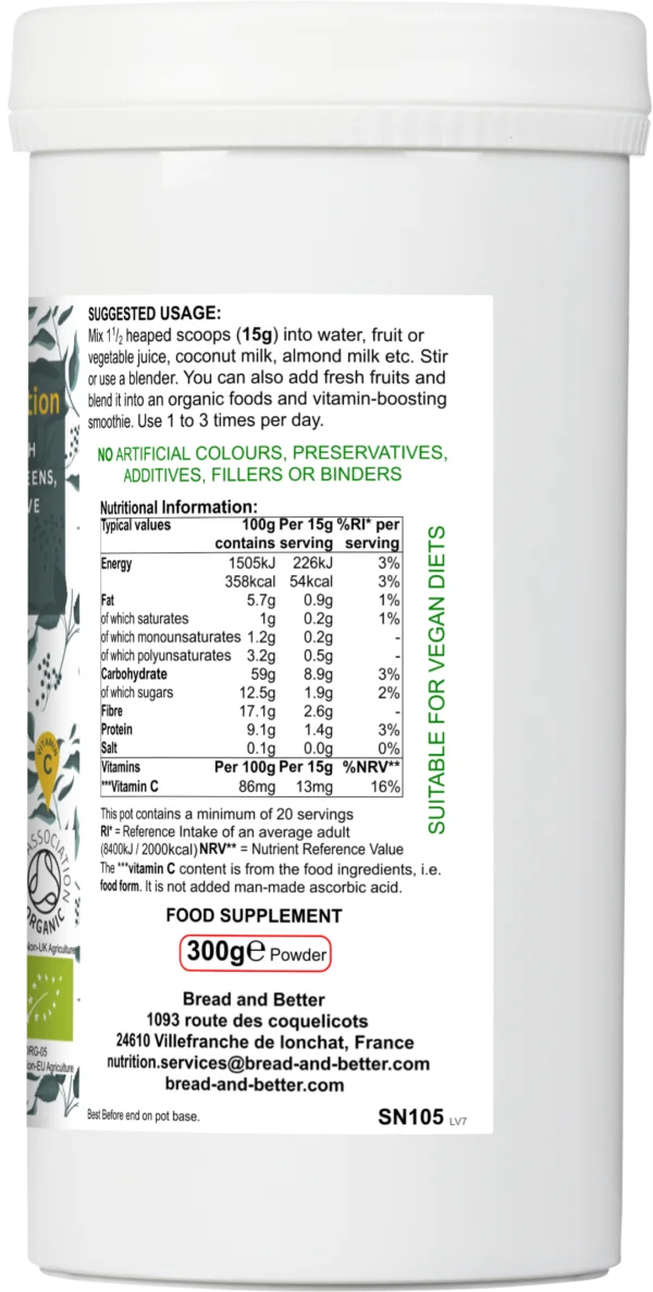 GreenEssence Whole Nutrition left