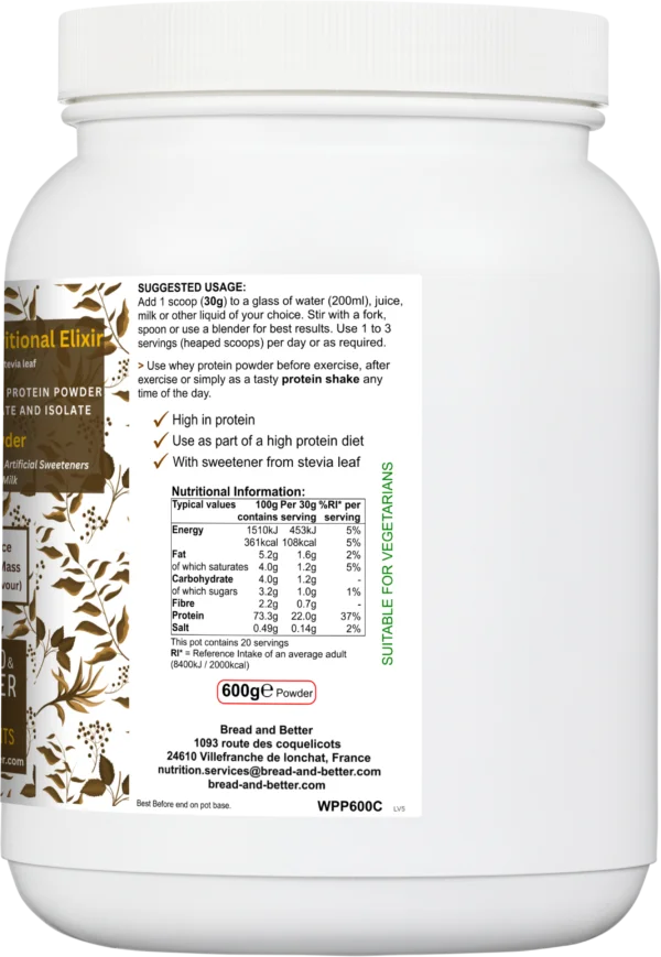ChocoWhey Nutritional Elixir left